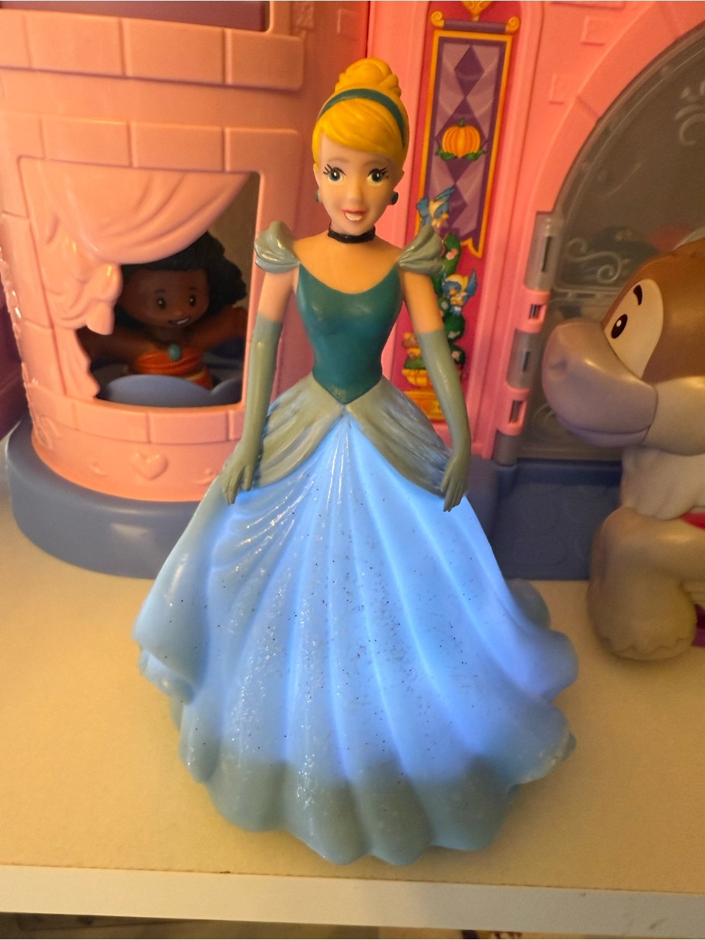 Disney Cinderella Light-Up Figure in Blue